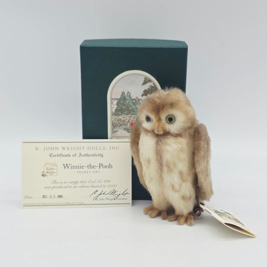R. John Wright Pocket Owl Winnie the Pooh 11 cm
