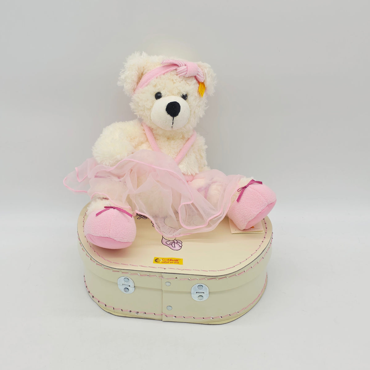 Steiff 111914 Teddybär Lotte Ballerina im Koffer 28 cm