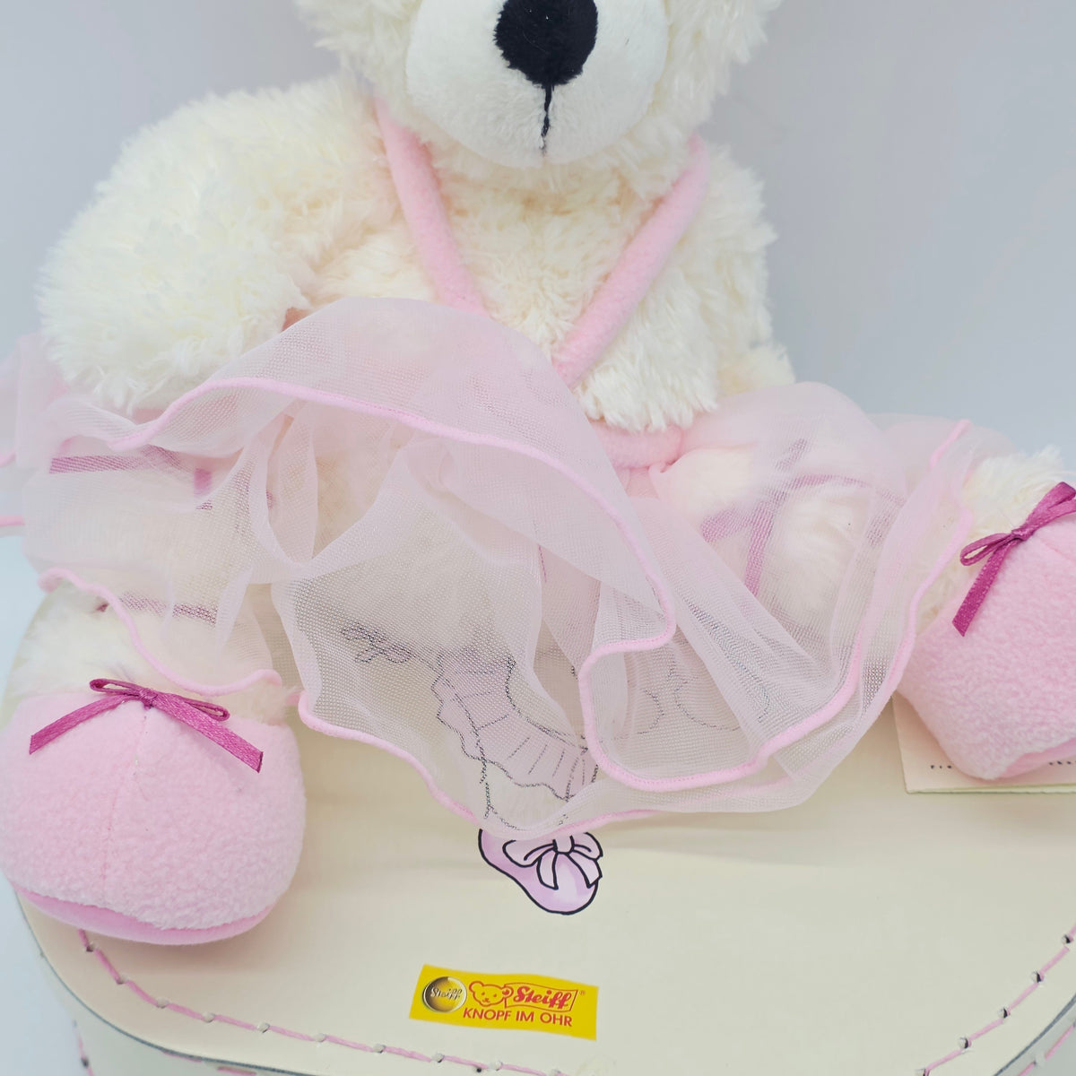Steiff 111914 Teddybär Lotte Ballerina im Koffer 28 cm