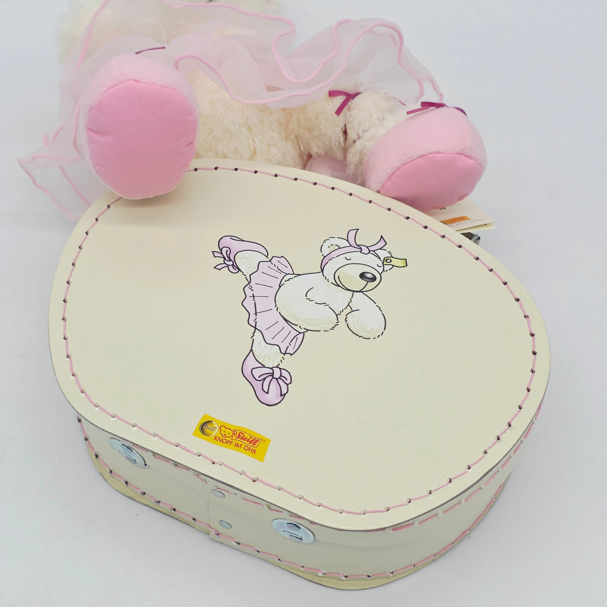 Steiff 111914 Teddybär Lotte Ballerina im Koffer 28 cm