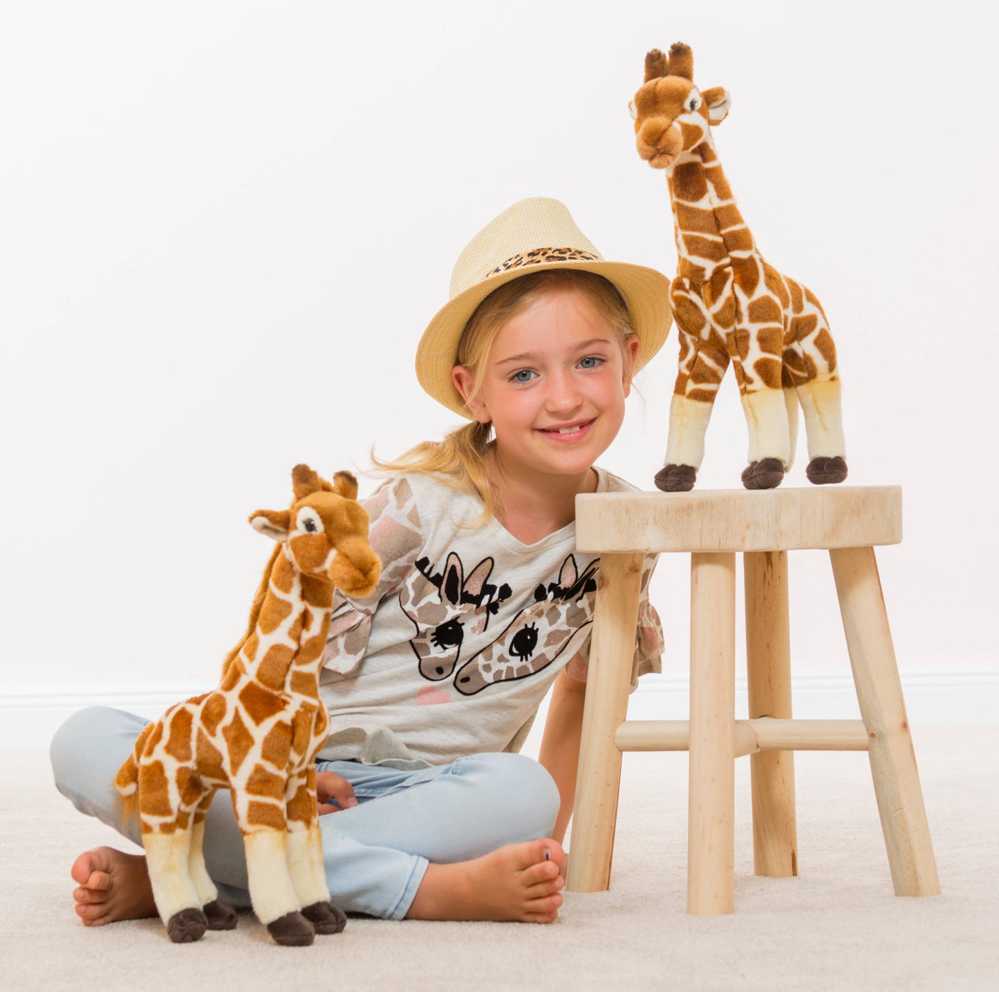 Giraffe stehend 38 cm - Plüschtier - Stofftier