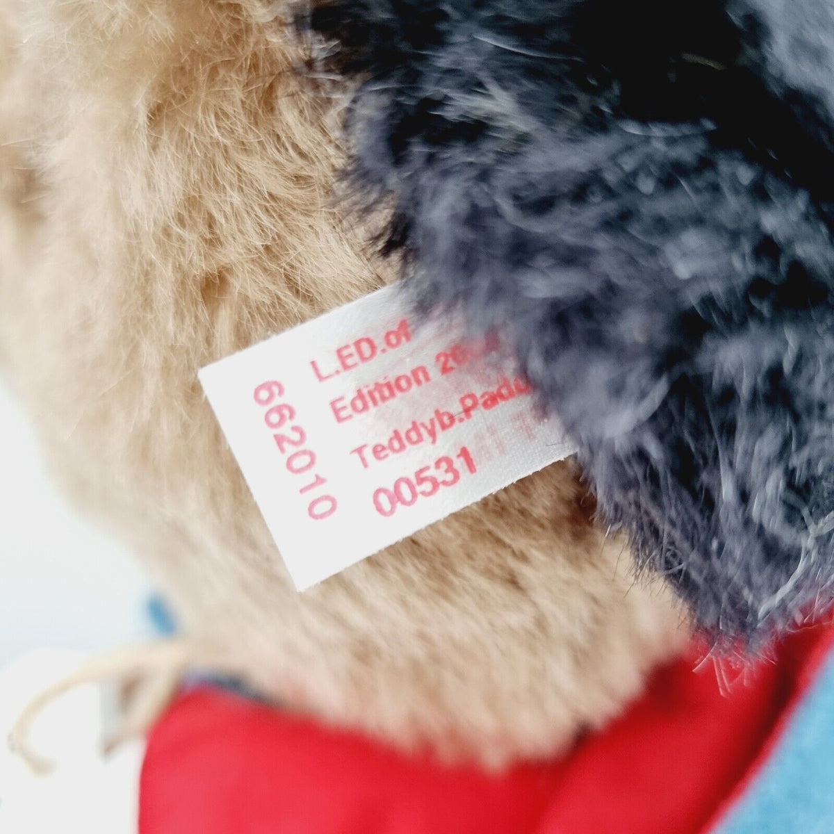 Steiff 662010 Paddington 50th Anniversay Teddybär 25 cm limitiert Jahr 2008