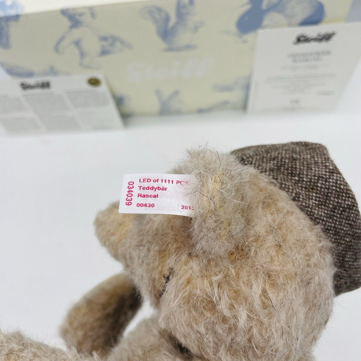 Steiff 034039 Teddybär Rascal limitiert 1111 aus 2015 31 cm Mohair