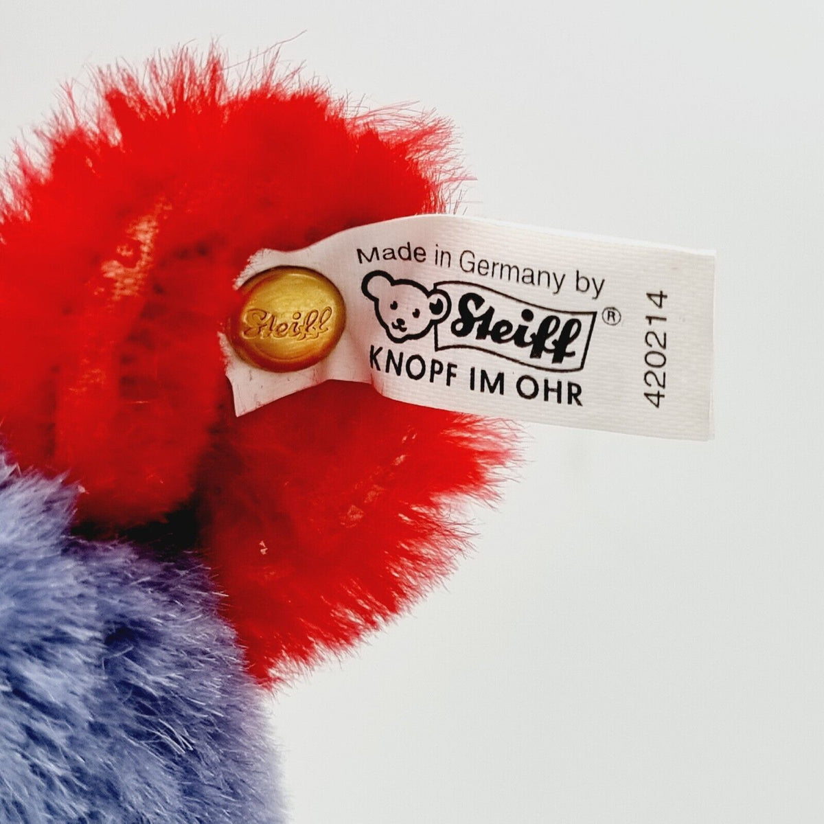 Steiff 420214 Teddybär Harlekin Club Edition 2000 35 cm Mohair