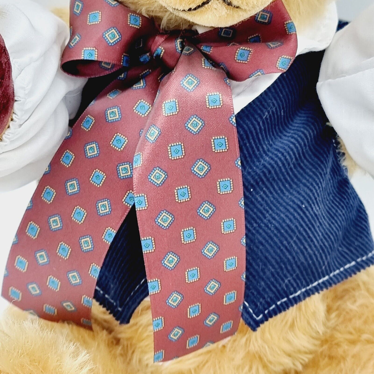 Hermann Teddybär Bänker-Bär Nr. 144 limitiert 500 Mohair Anekdoten-Bär