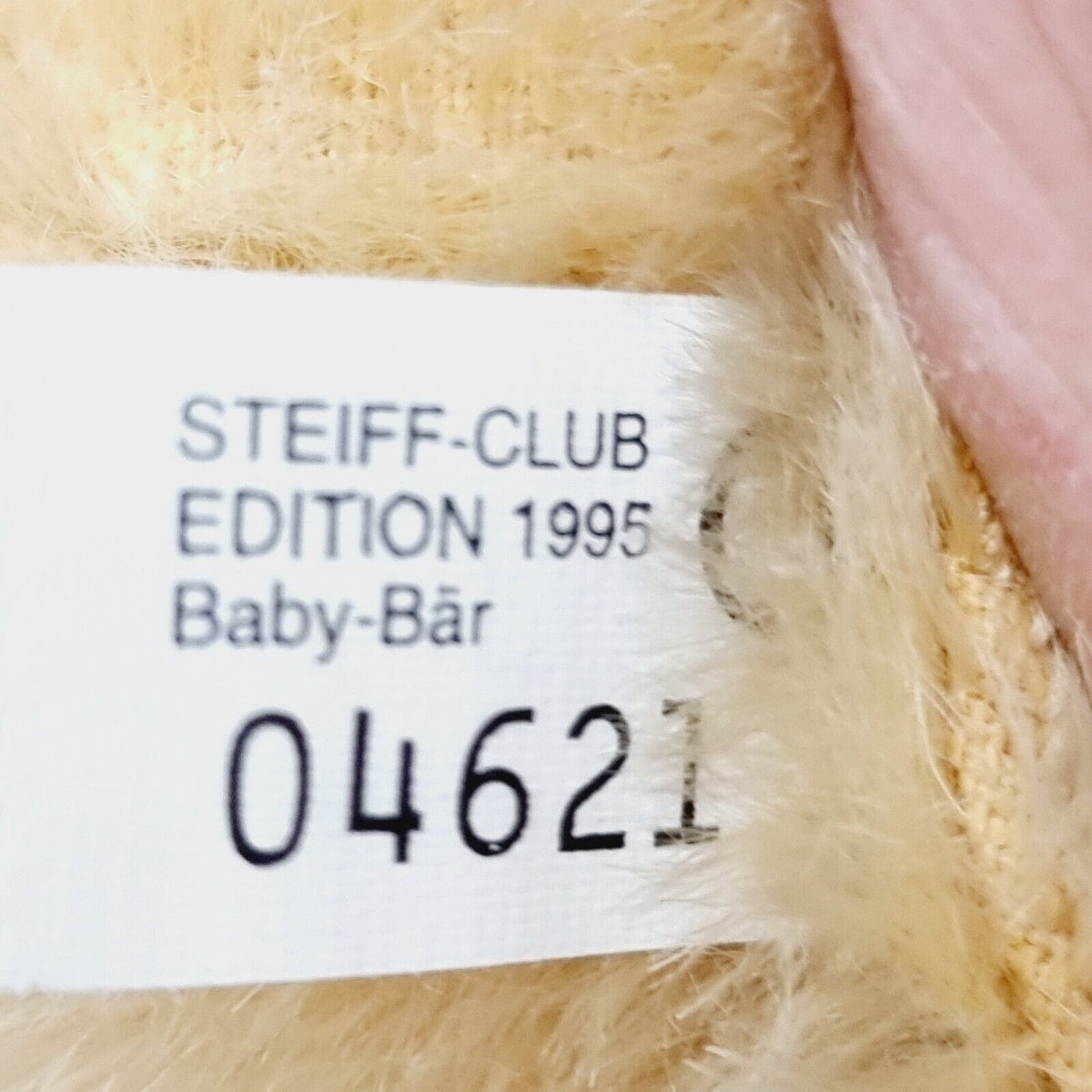 Steiff 420054 Club Edition Baby Bär blond 35cm 1995 limitiert Zertifikat