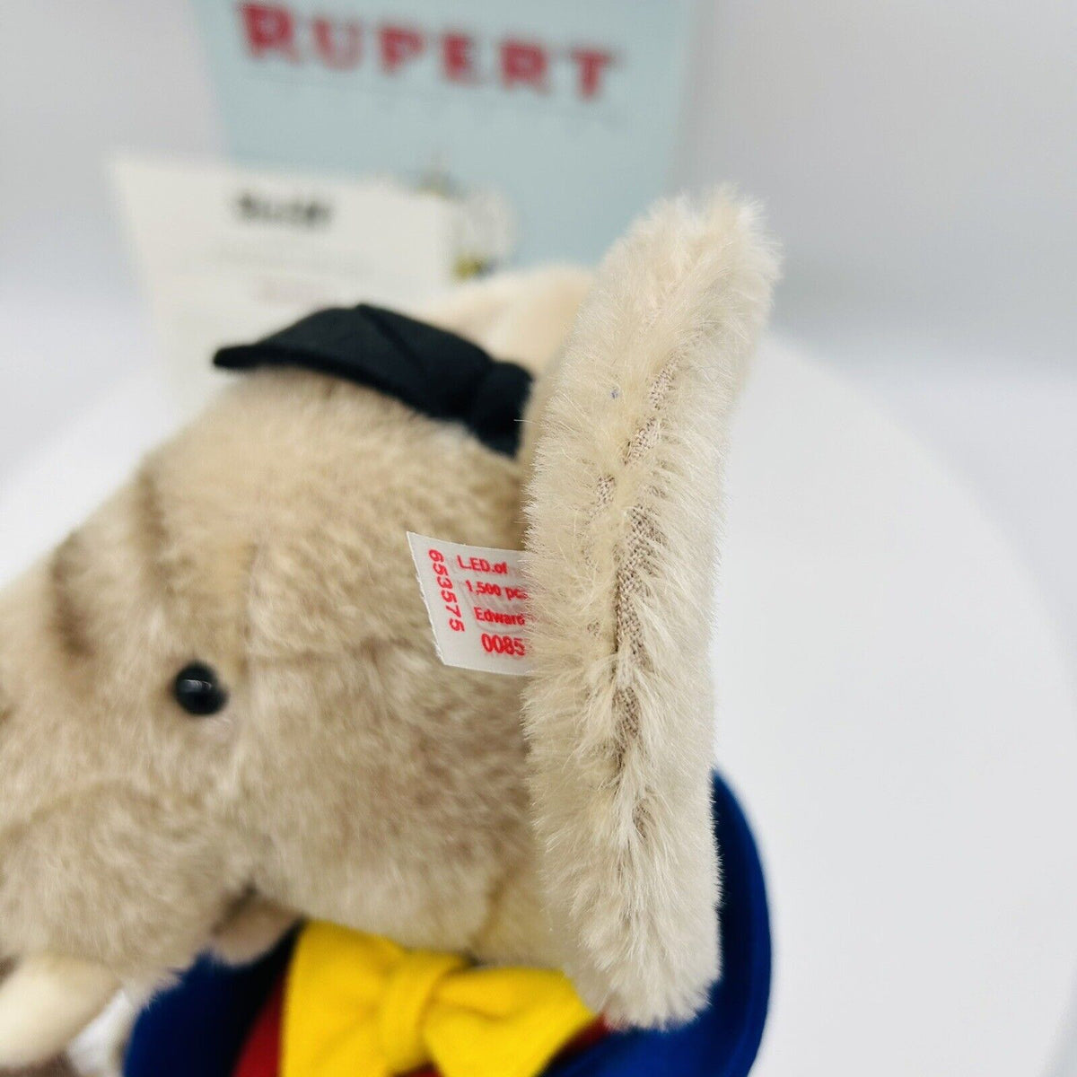 Steiff 653575 Edward Trunk aus Rupert limitiert 1500 aus 2008 28 cm Mohair