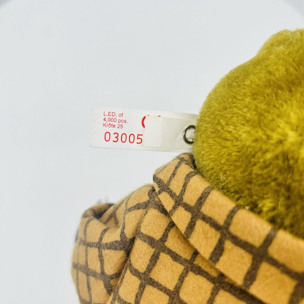 Steiff 037016 Kröte Toad aus The Wind in the Willows limitiert 4000 aus 1998