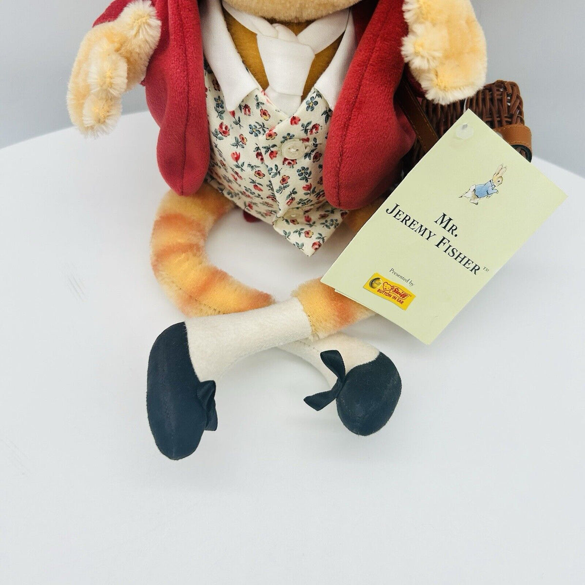 Steiff 354243 Beatrix Potter Mr. Jeremy Fisher limitiert 1500 aus 2003 18 cm