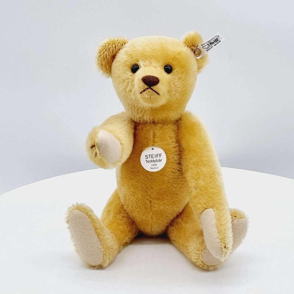 Steiff 406751 Teddybär 1908 Replica gelb limitiert 3000 35 cm Mohair