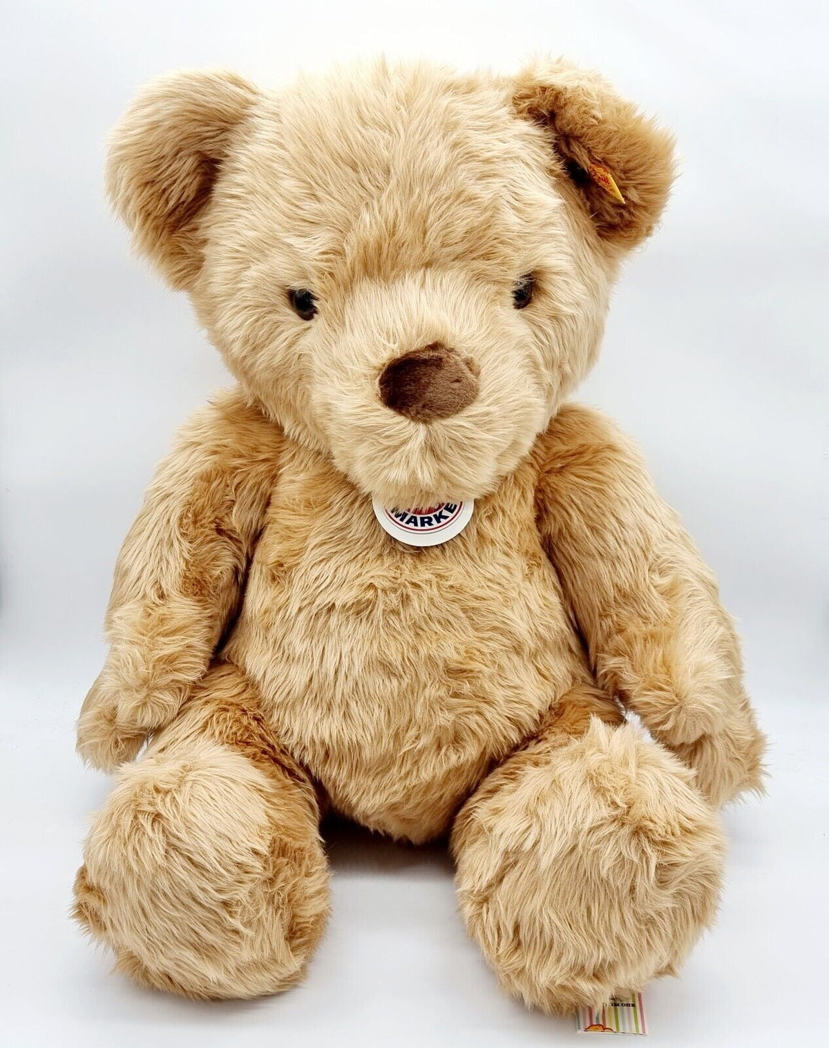 Steiff Bärenmarke Teddybär 85 cm Studio Größe 991806 KFS blond