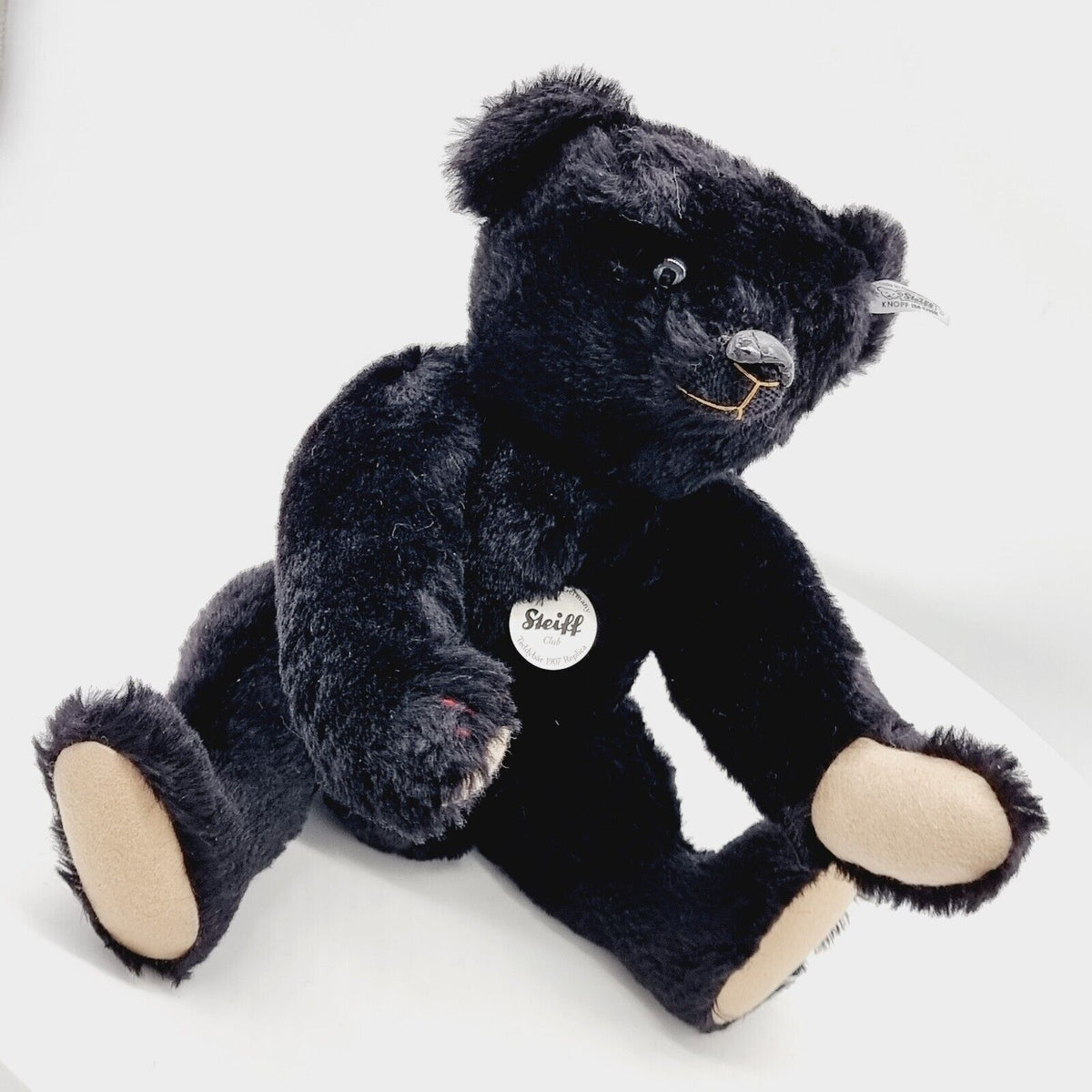 Steiff 420825 Teddybär schwarz Replica 1907 limitiert 3000 aus 2008 40 cm Mohair
