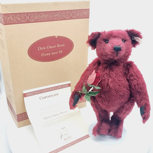 Steiff Teddybär Drew Drop Rose 665844 limitiert 3500 Jahr 1999 North America