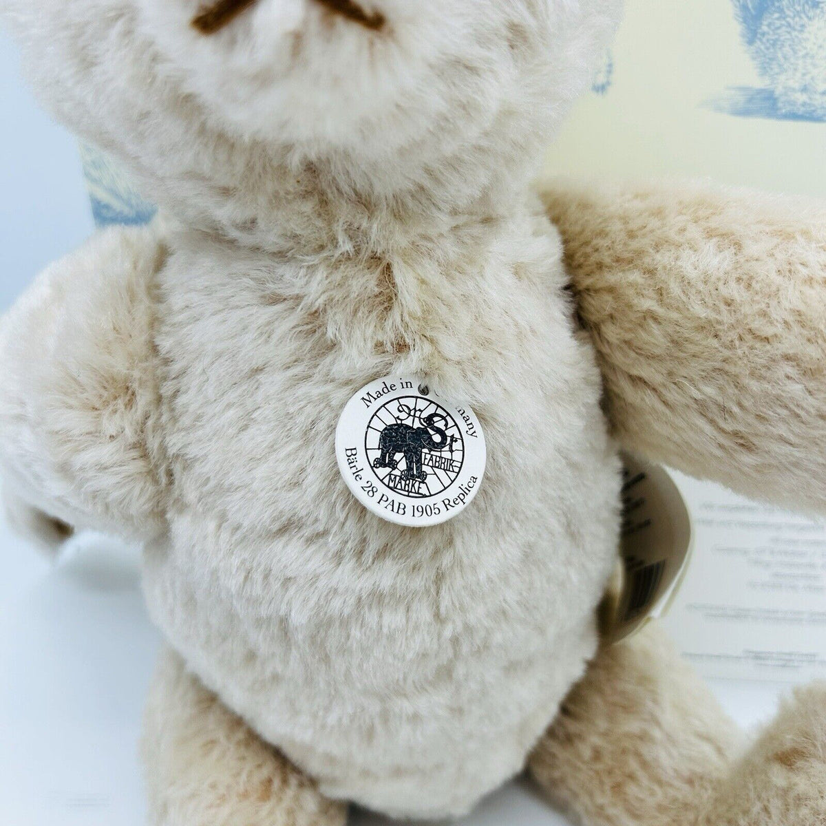 Steiff 403187 Teddybär Bärle 28 PAB 1905 Replica limitiert 1000 40 cm Mohair