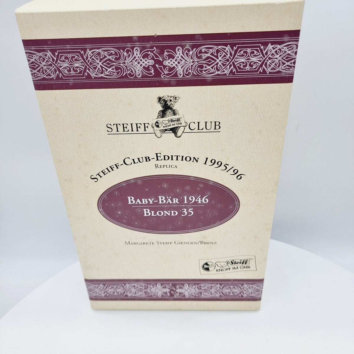 Steiff 420054 Club Edition Baby Bär blond 35cm 1995 limitierte Auflage