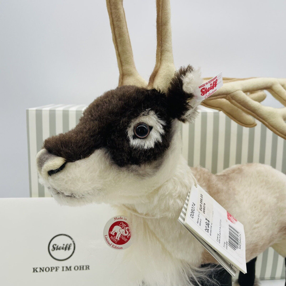 Steiff Rentier Erik 006074 limitiert 1225 34cm Mohair