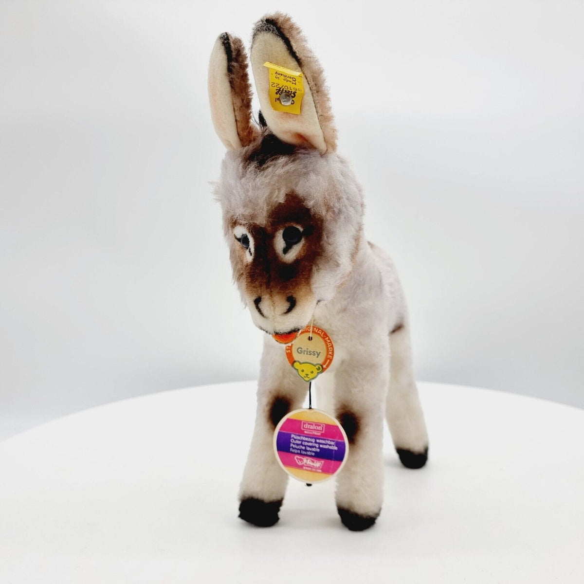 Steiff 3610/22 Grissy Esel 22 cm Dralonplüsch 1968 - 1976