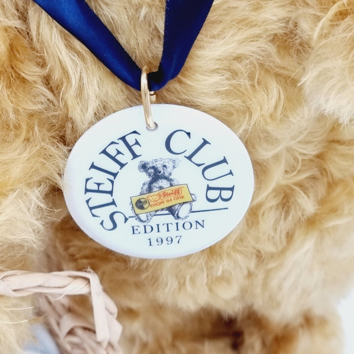 Steiff 420108 Picknick Bär Club Edition 1997/98  34cm limitiert OVP Zertifikat