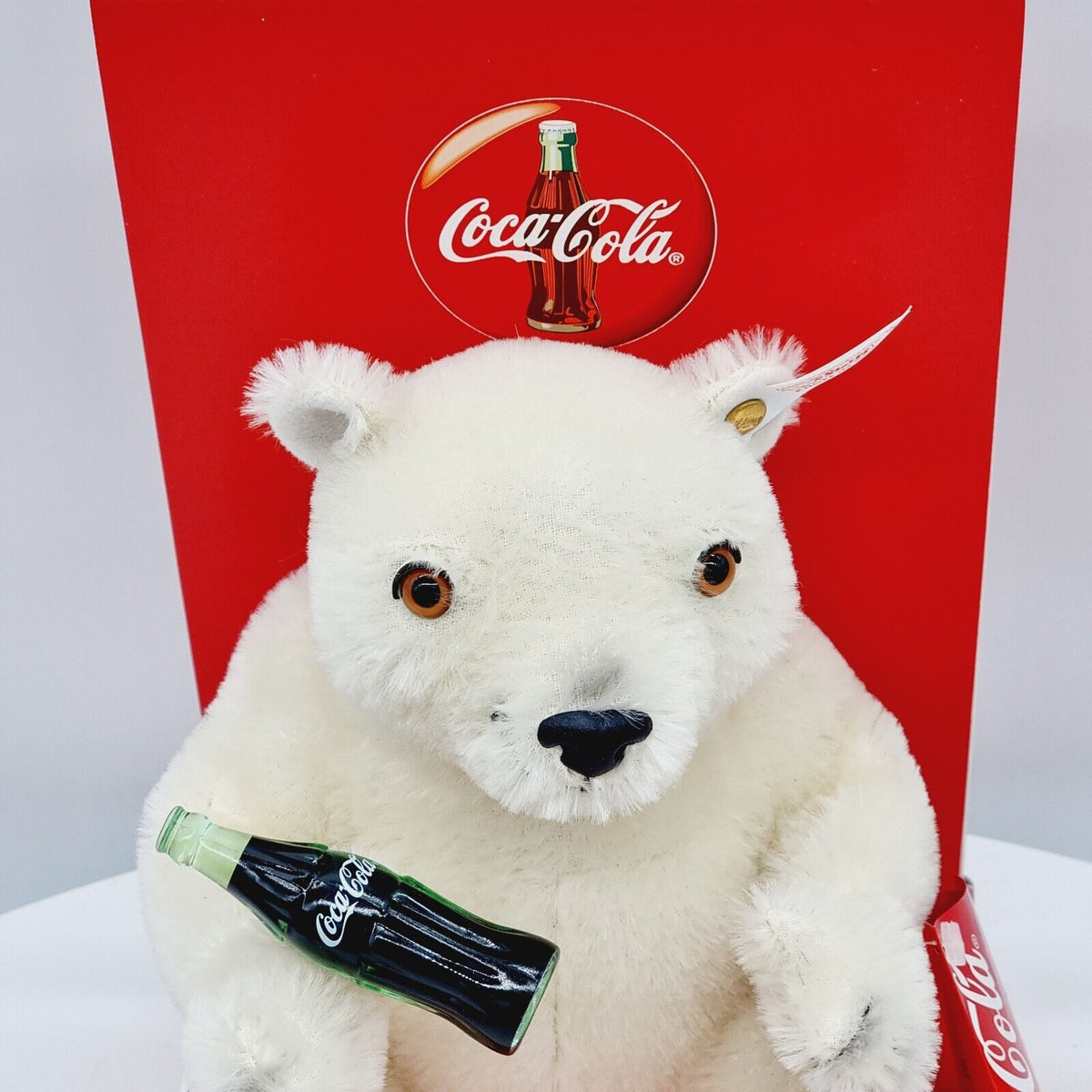 Steiff 666032 Coca Cola Polar Teddybär Cub limitiert 10000 Jahr 2000