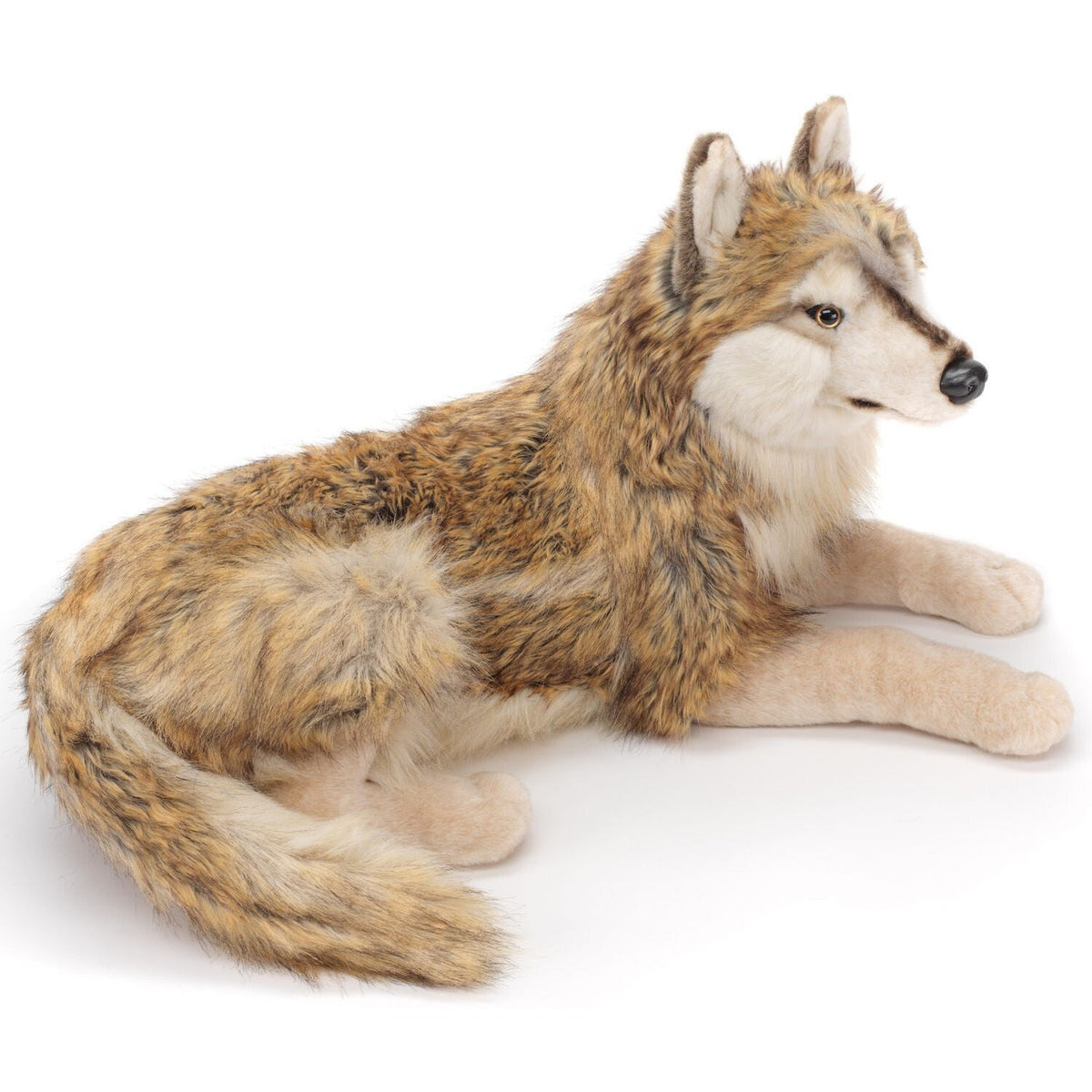 Uni-Toys Wolf Lupus liegend 100 cm Plüschtier Kuscheltier