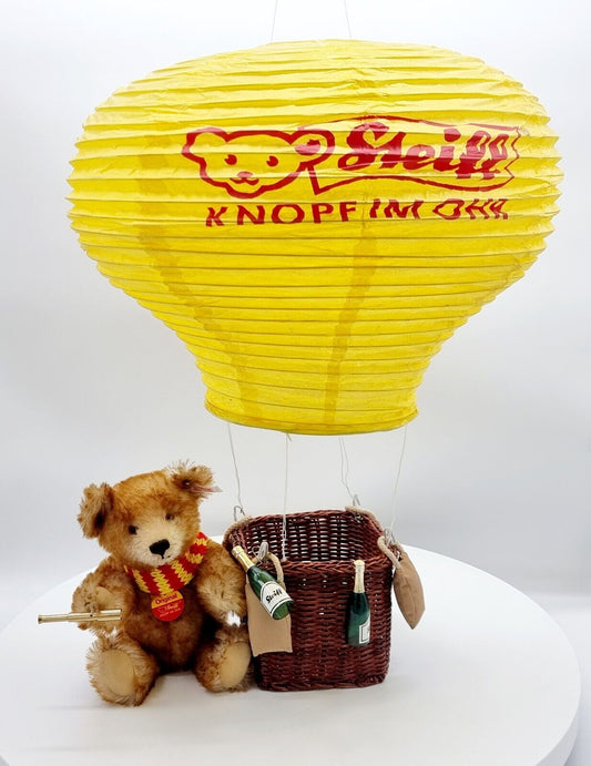 Steiff 670619 Ballonfahrer limitiert 2000 Stück mit Schal
