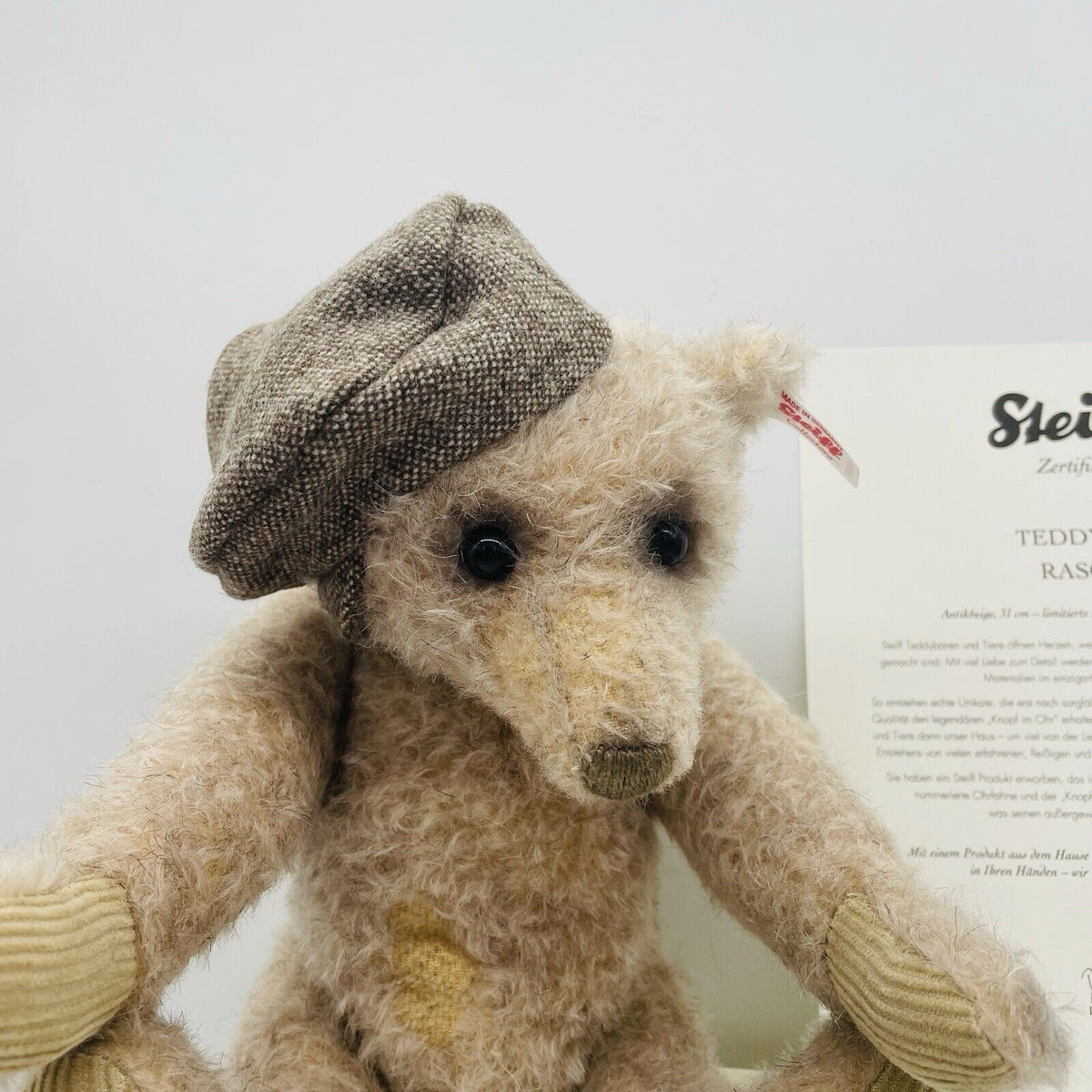 Steiff 034039 Teddybär Rascal limitiert 1111 aus 2015 31 cm Mohair