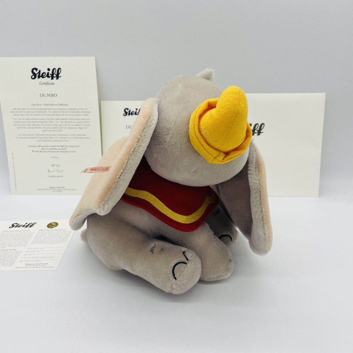 Steiff Disney Dumbo 354564 20cm limitiert auf 2000 Stk. 2016 Mohair