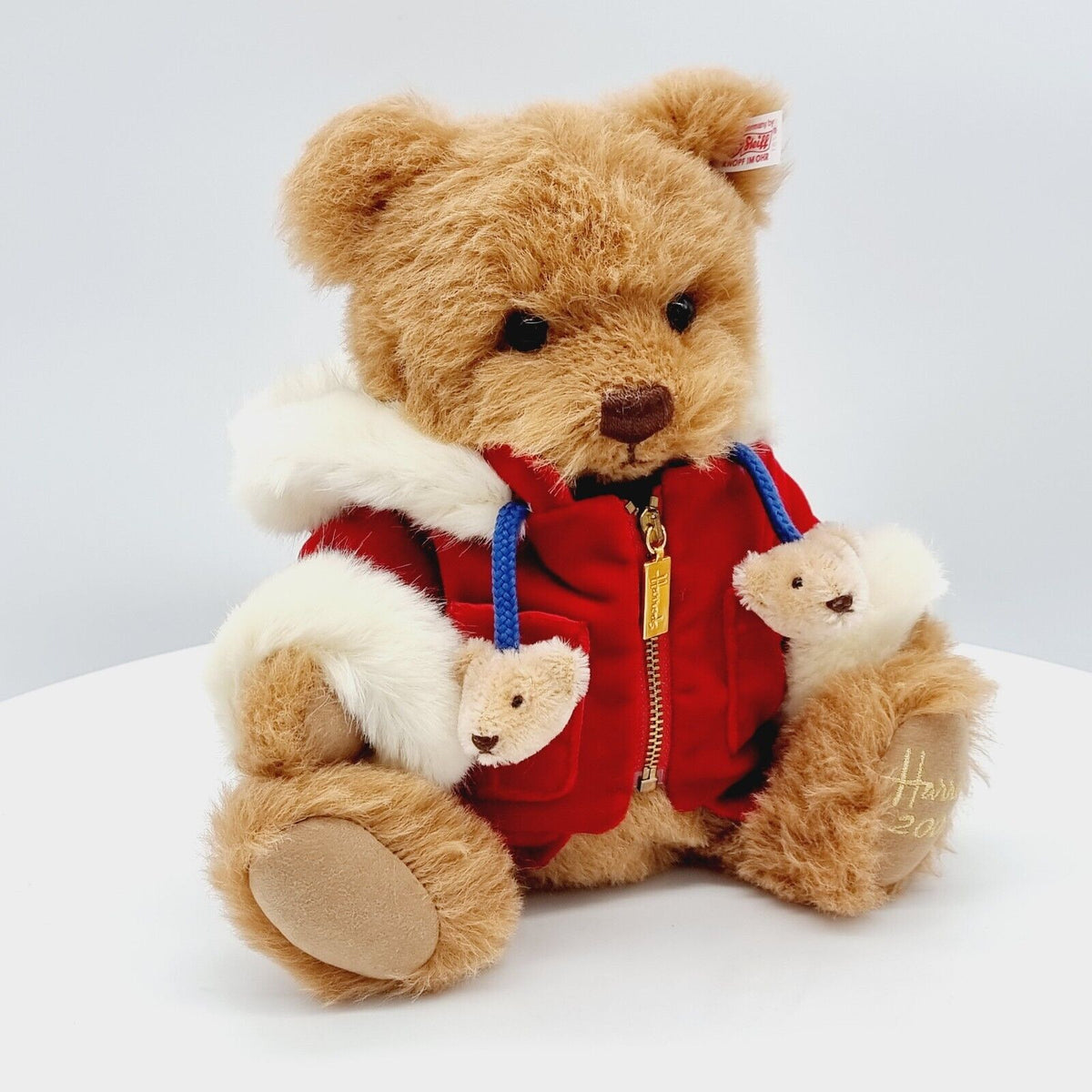 Steiff 662751 Teddybär Benjamin für Harrods limitiert 1500 aus 2007 35 cm Alpaca