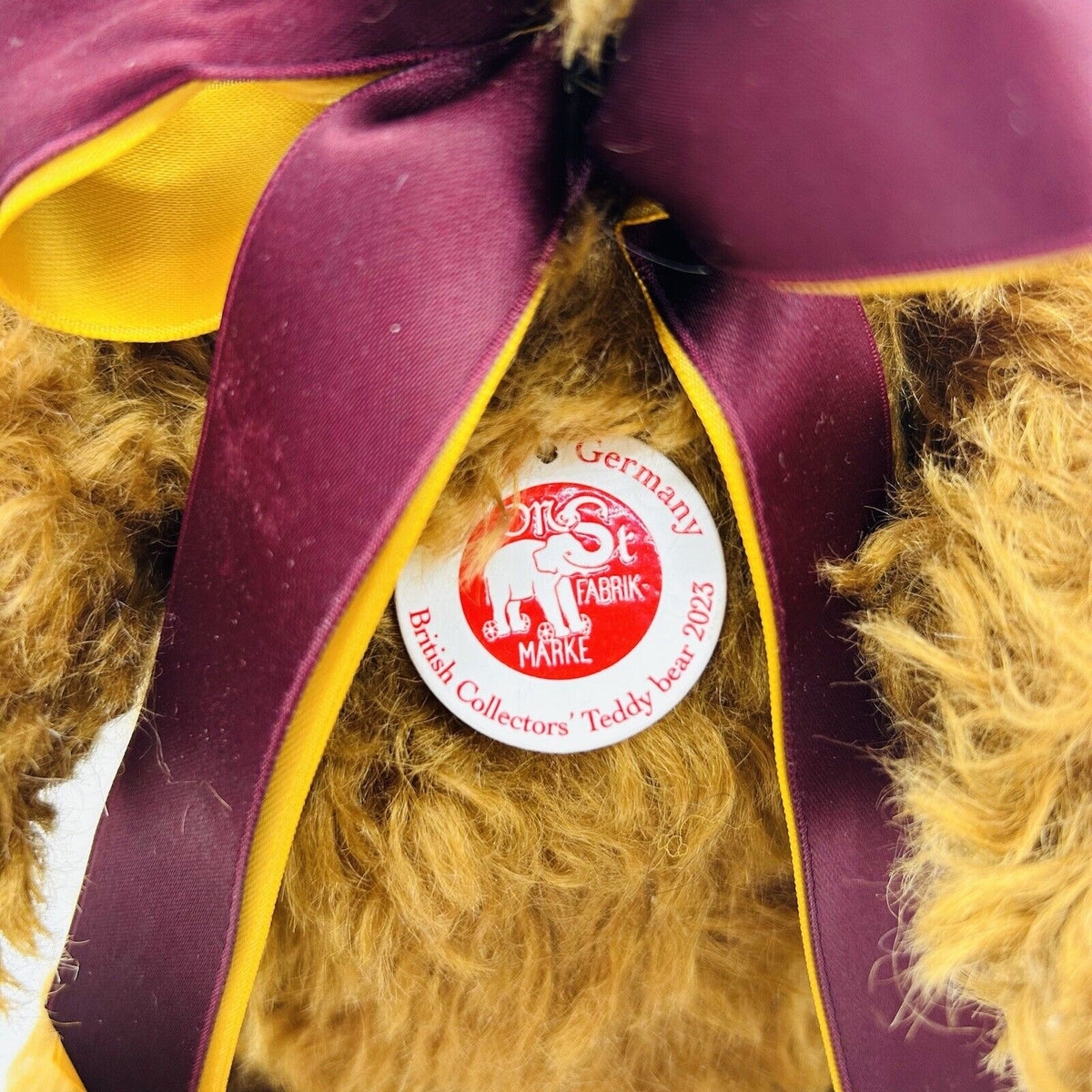 Steiff 691447 Teddybär British Collectors Bear 2023 limitiert 2000 34 cm Mohair