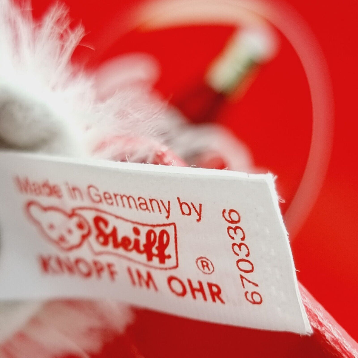 Steiff 670336 Eisbär Coca Cola 35 cm Polarbär 1999