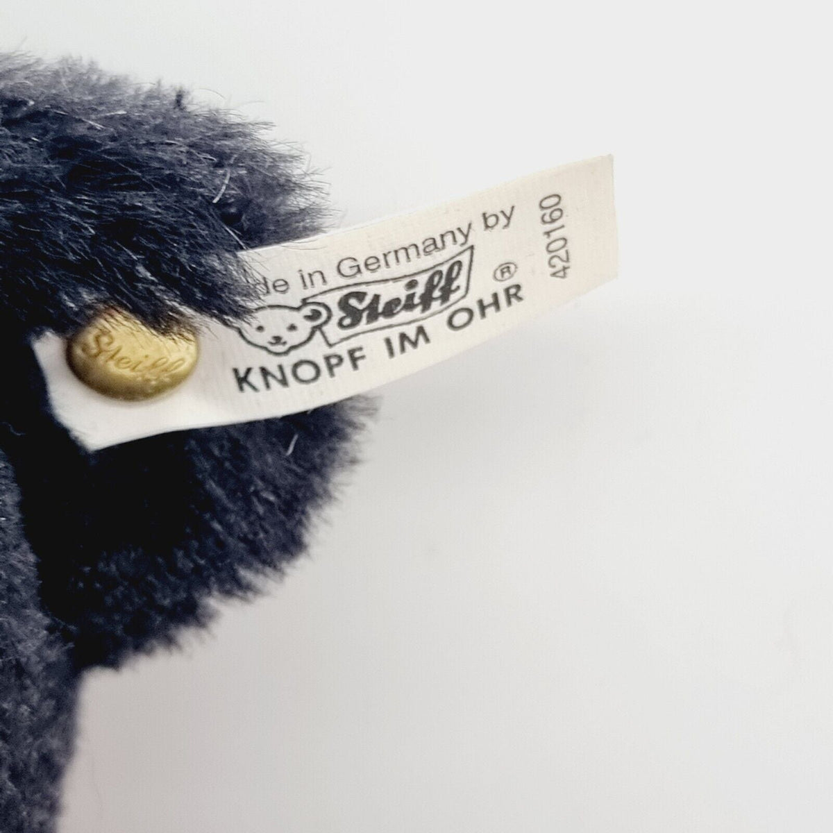 Steiff 420160 Teddybär Club Edition 1999 schwarz 35 cm Mohair