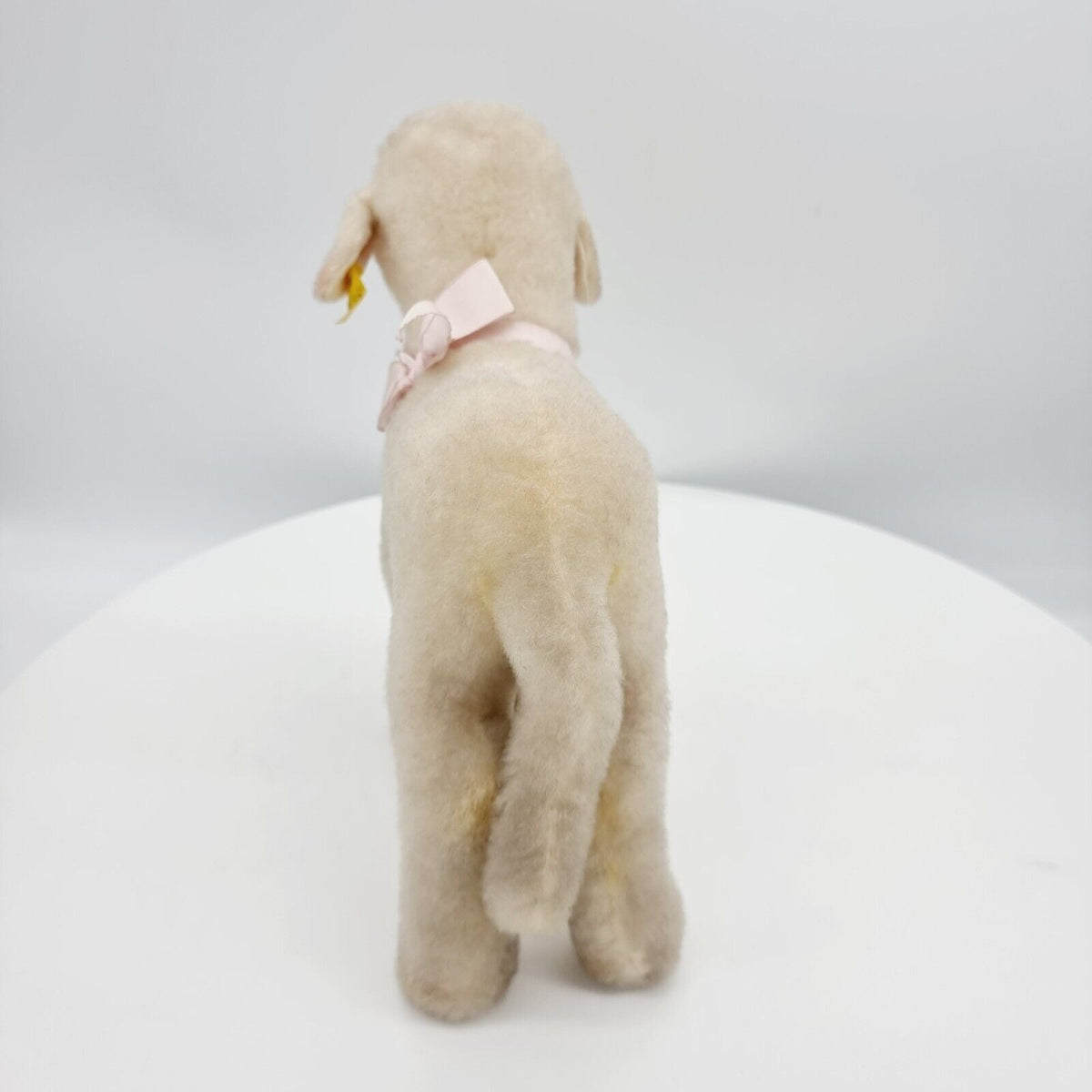 Steiff 6528,04 Lamm Lamby 28 cm 1959 - 1967 Wollplüsch mit Glocke stehend