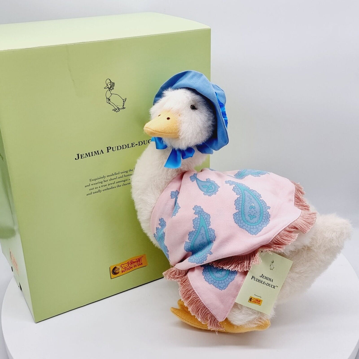 Steiff 653445 Beatrix Potter Jemima Puddle Duck limitiert 1500 38 cm