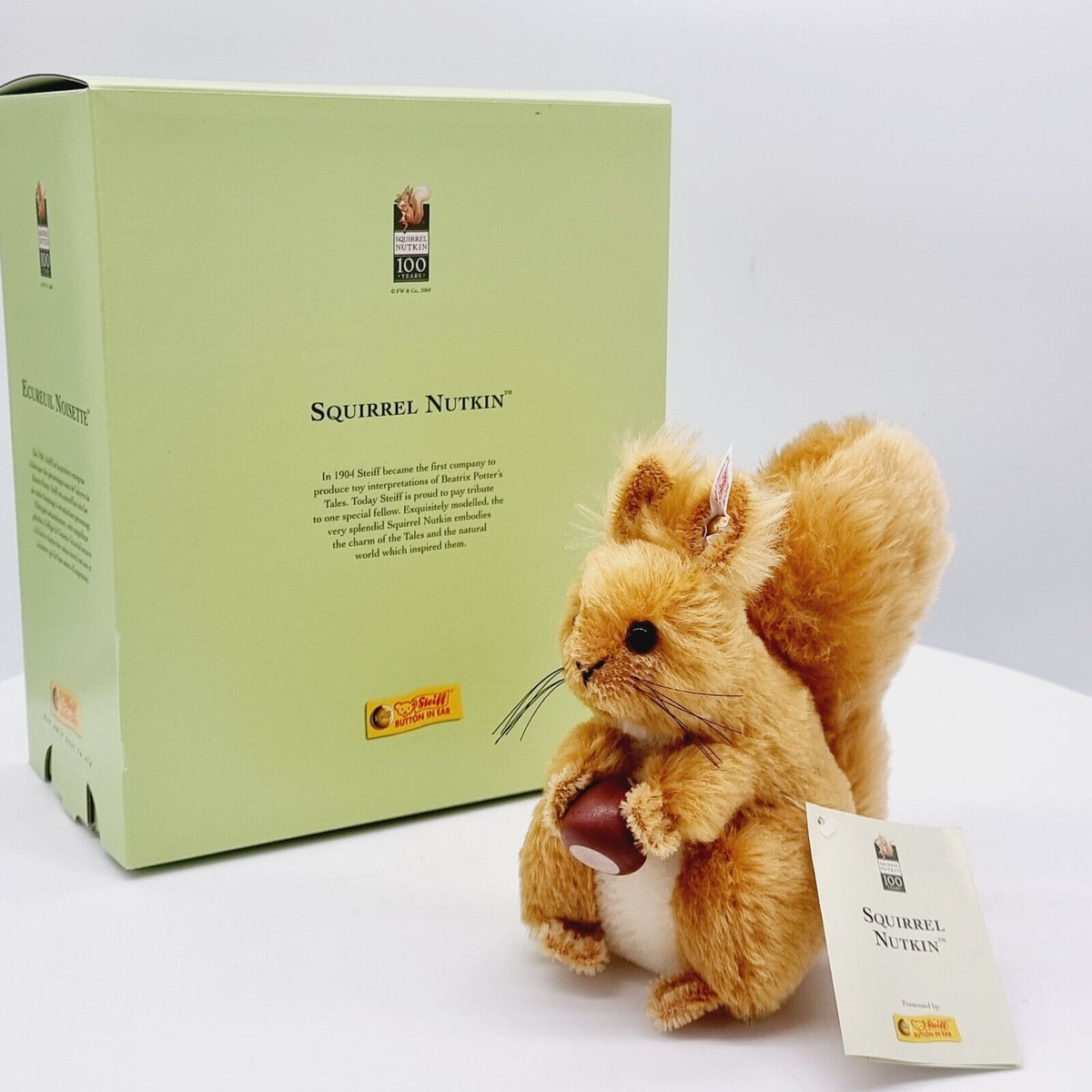 Steiff 354304 Beatrix Potter Squirrel Nutkin limitiert 1500 15 cm Mohair
