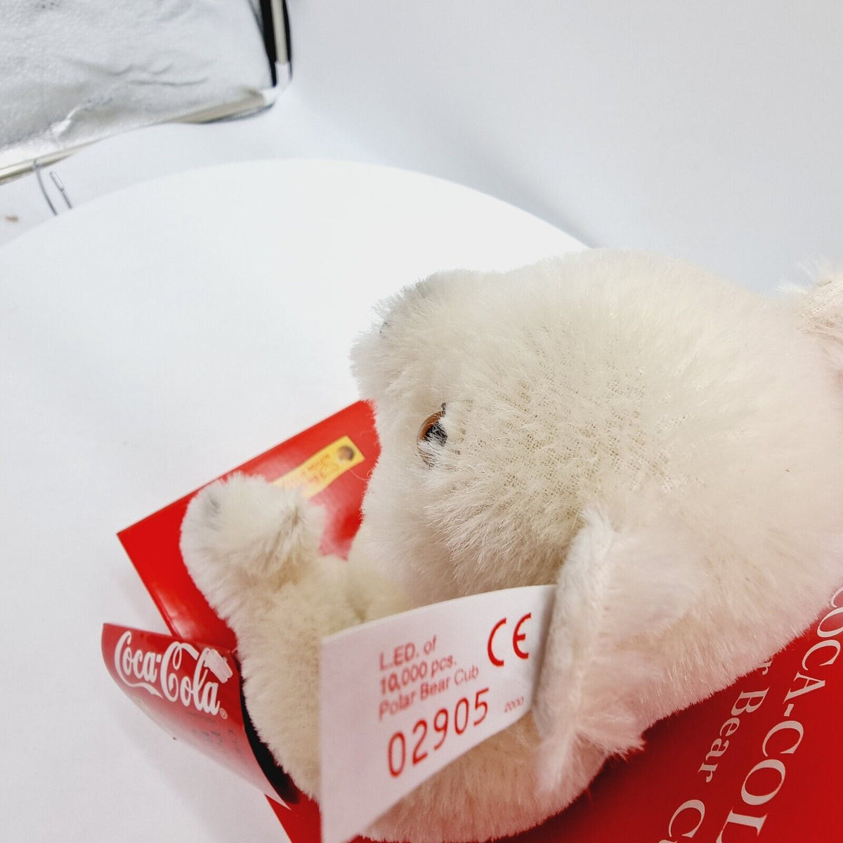 Steiff 666032 Coca Cola Polar Teddybär Cub limitiert 10000 Jahr 2000