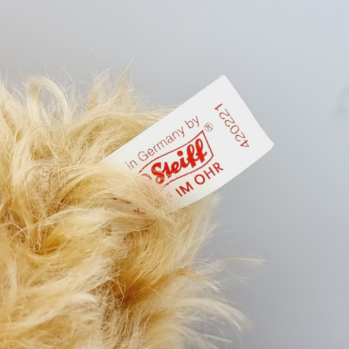 Steiff 420221 Teddybär Jahrhundert Bär Zeitlimitierung 200 rotblond 33 cm 2000