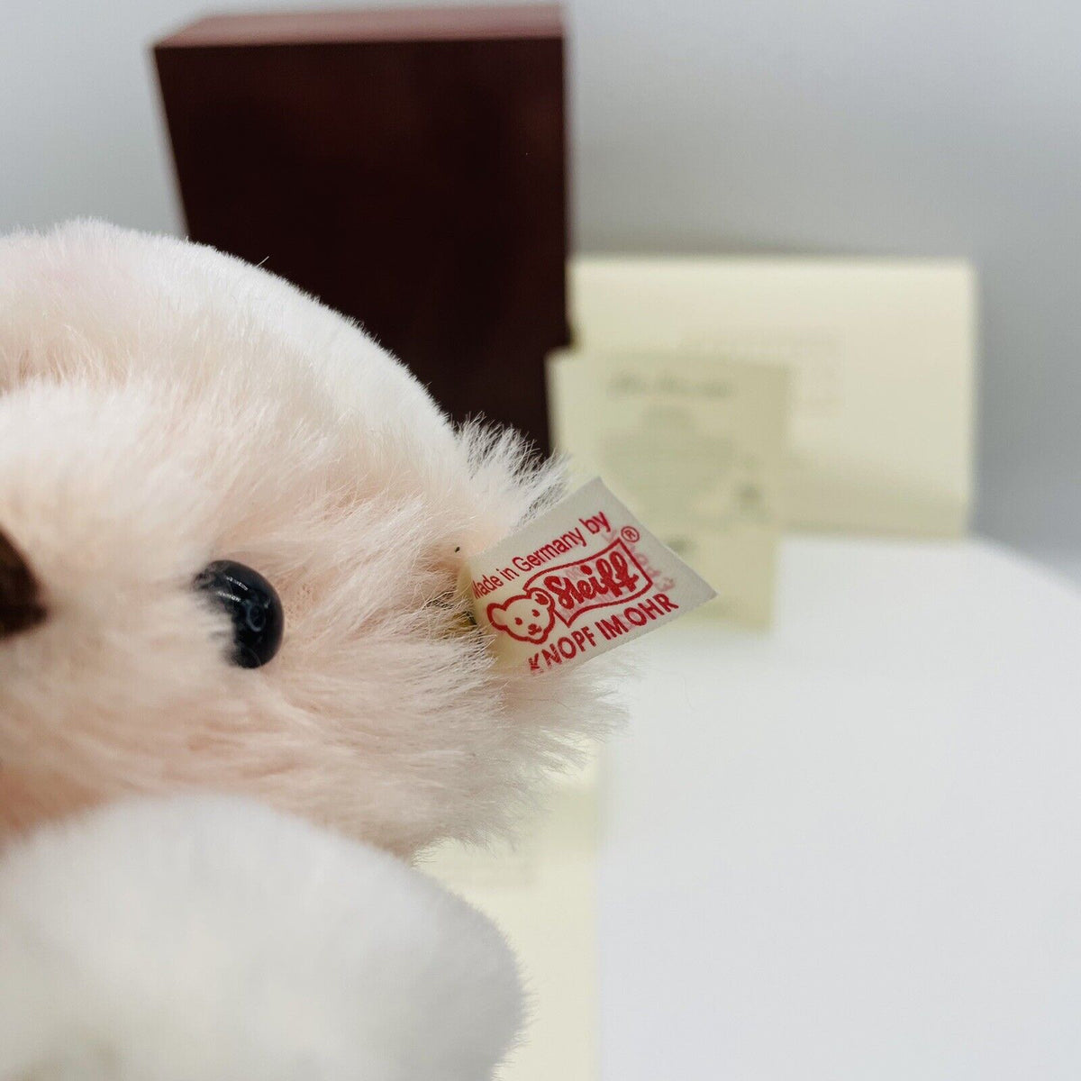 Steiff Teddybär Little Santa 2003 675843 limitiert 2000 aus 2003 20cm Mohair