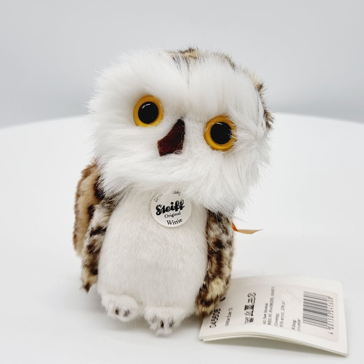 Steiff 045608 Eule Witte 12 cm Plüsch