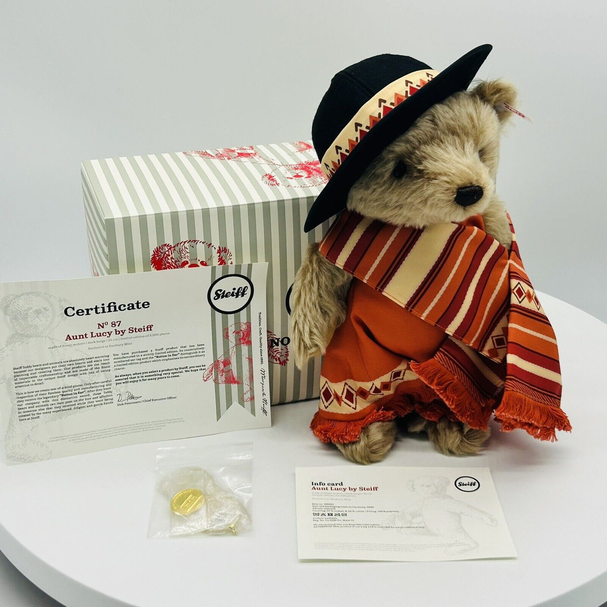 Steiff Danbury Mint 691010 Aunt Lucy aus Paddington limitiert 3000 aus 2020