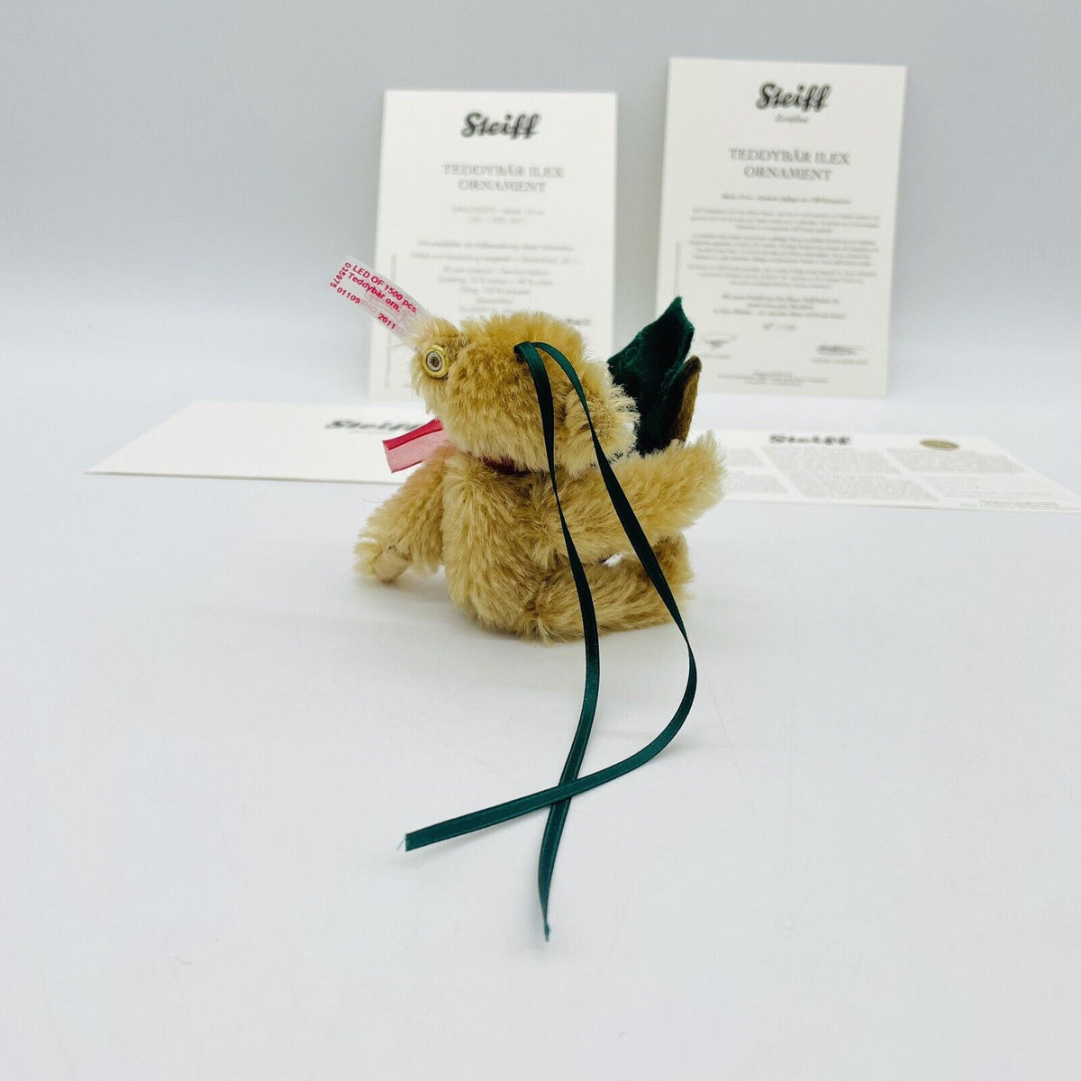 Steiff Teddybär Ilex Ornament 035975 limitiert 1500 aus 2011 10cm