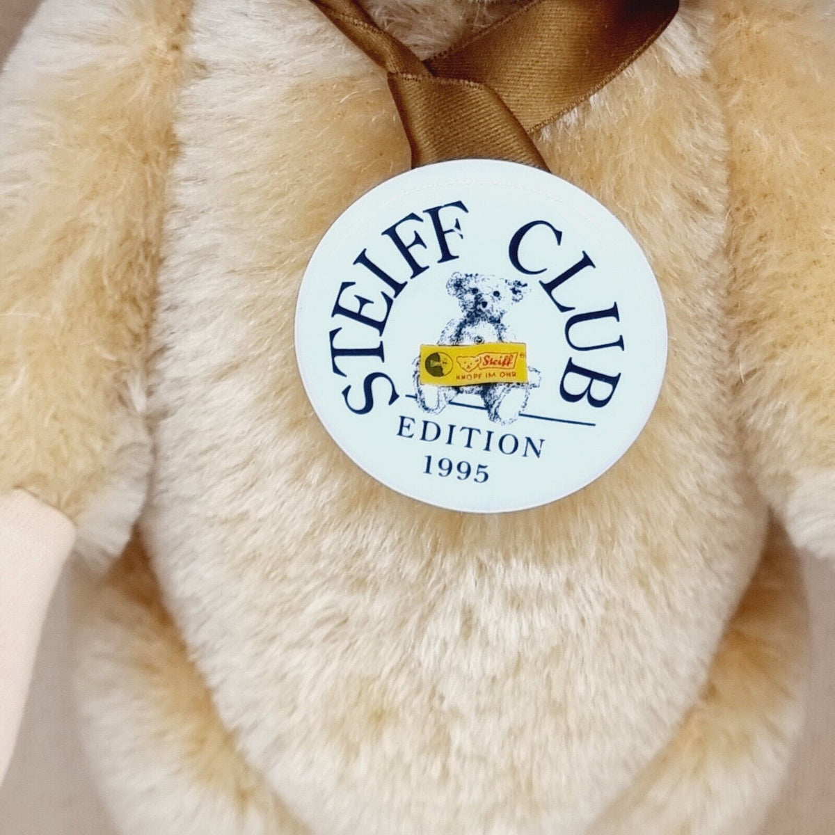 Steiff 420054 Club Edition Baby Bär blond 35cm 1995 limitiert Zertifikat