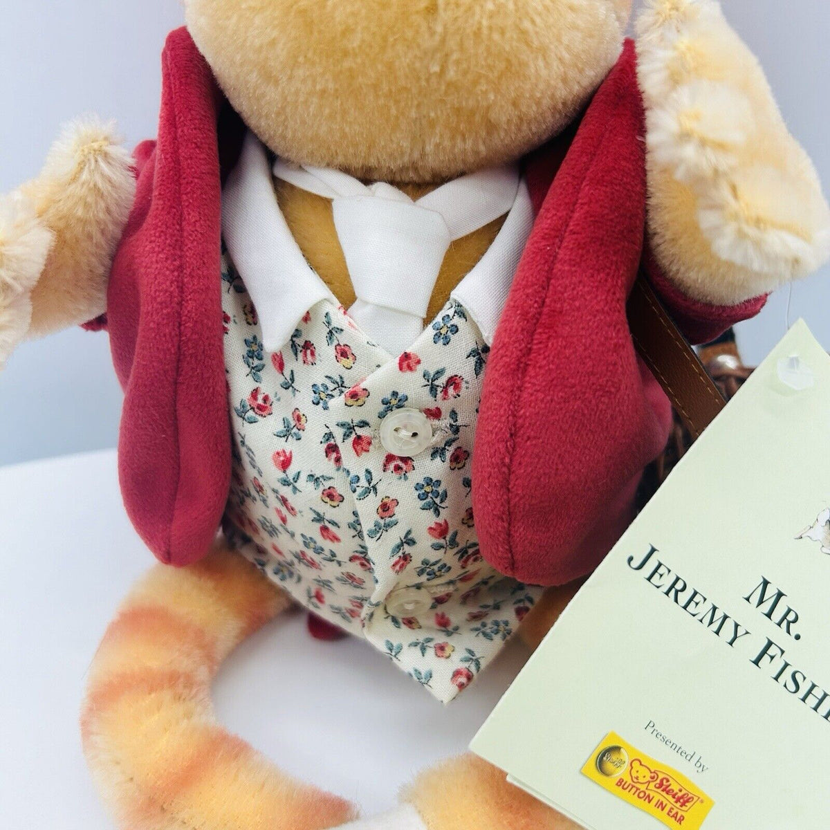 Steiff 354243 Beatrix Potter Mr. Jeremy Fisher limitiert 1500 aus 2003 18 cm