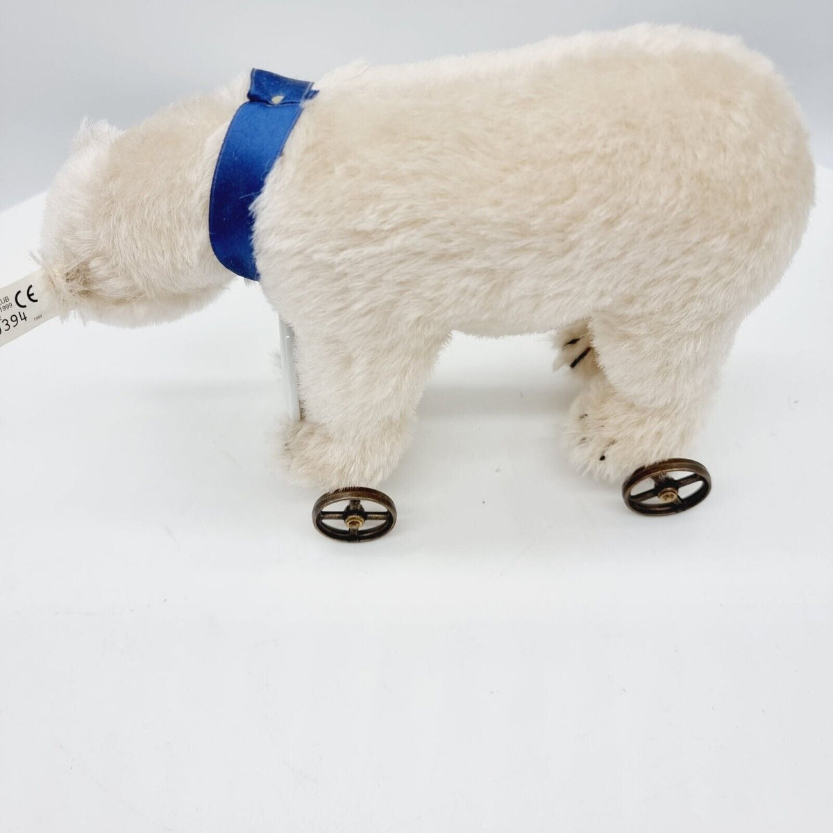 Steiff 420177 Eisbär auf Rädern 22 cm Club Edition 1999 mit Porzellanmarke