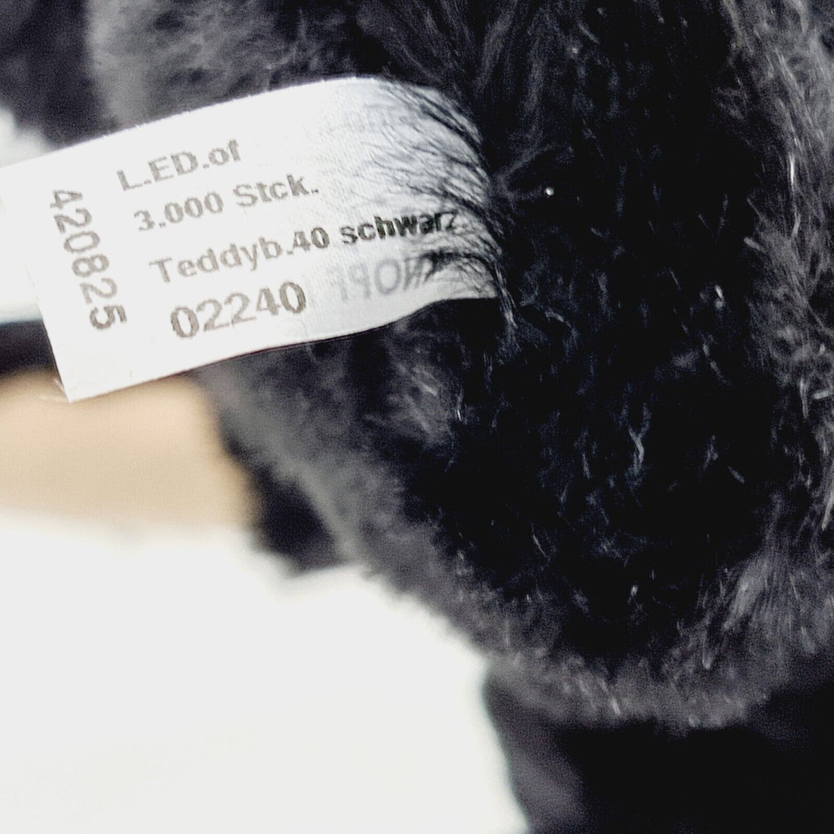 Steiff 420825 Teddybär schwarz Replica 1907 limitiert 3000 aus 2008 40 cm Mohair