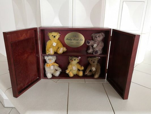 Steiff Bären * UK Baby Bear Set 1999-2003 Limited Edition 16cm*ean662225