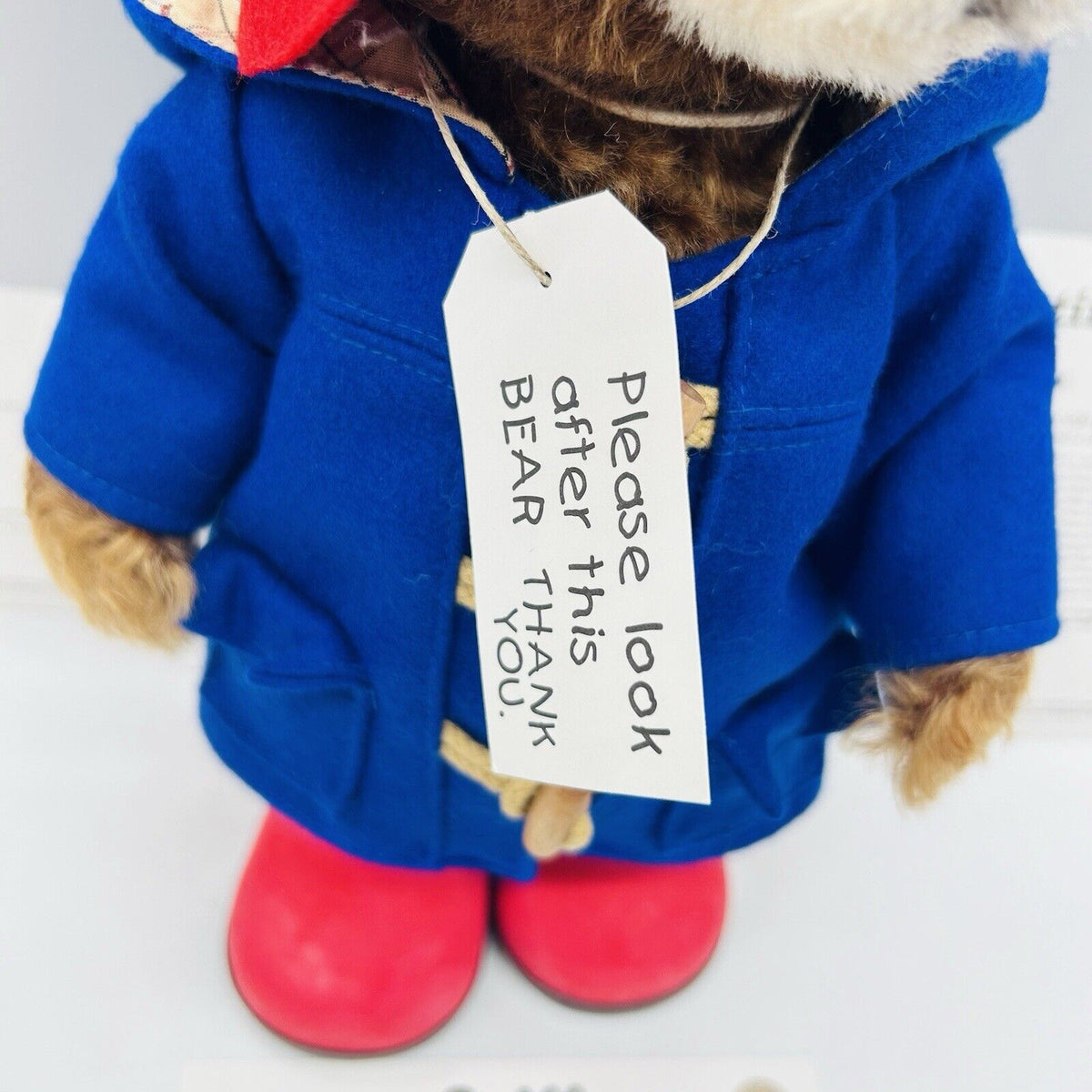 Steiff 690310 Teddybär Paddington mit Wellington Boots limitiert 2000 28cm