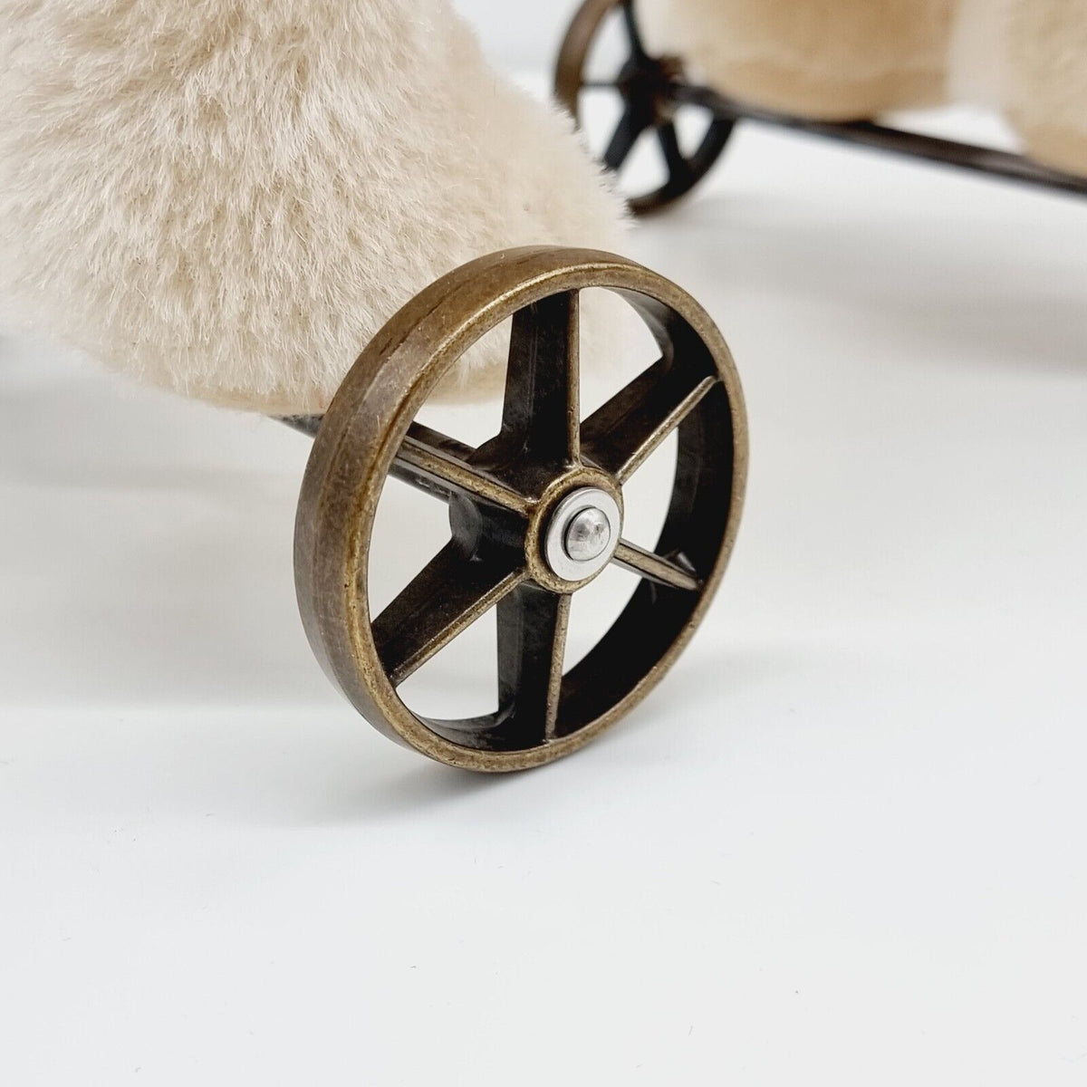 Steiff 400544 Polarbär auf Rädern limitiert 1000 aus 2006 Mohair 43 cm