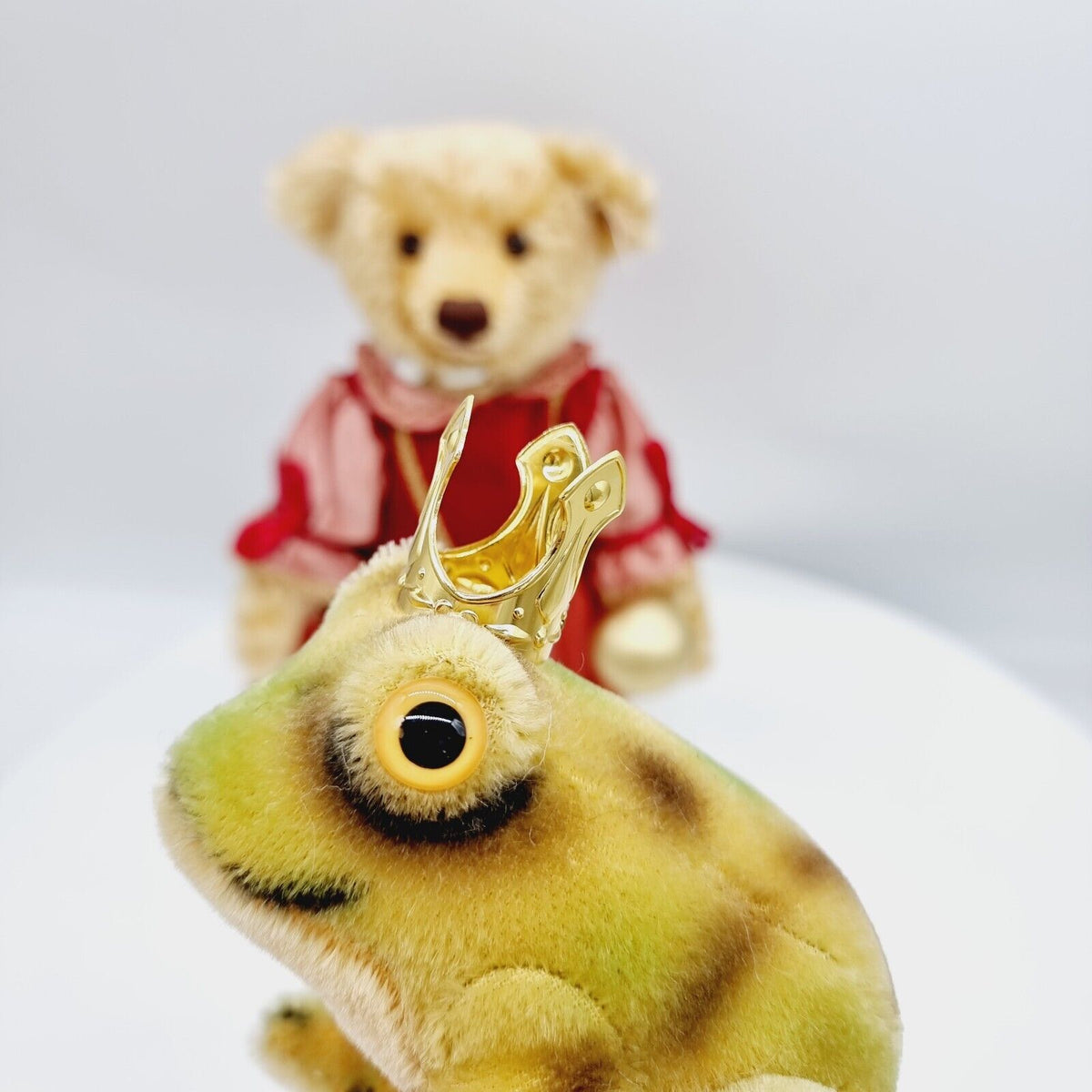 Steiff 671180 Der Froschkönig Teddybär 28 cm Deutsche Märchen Jahr 2003
