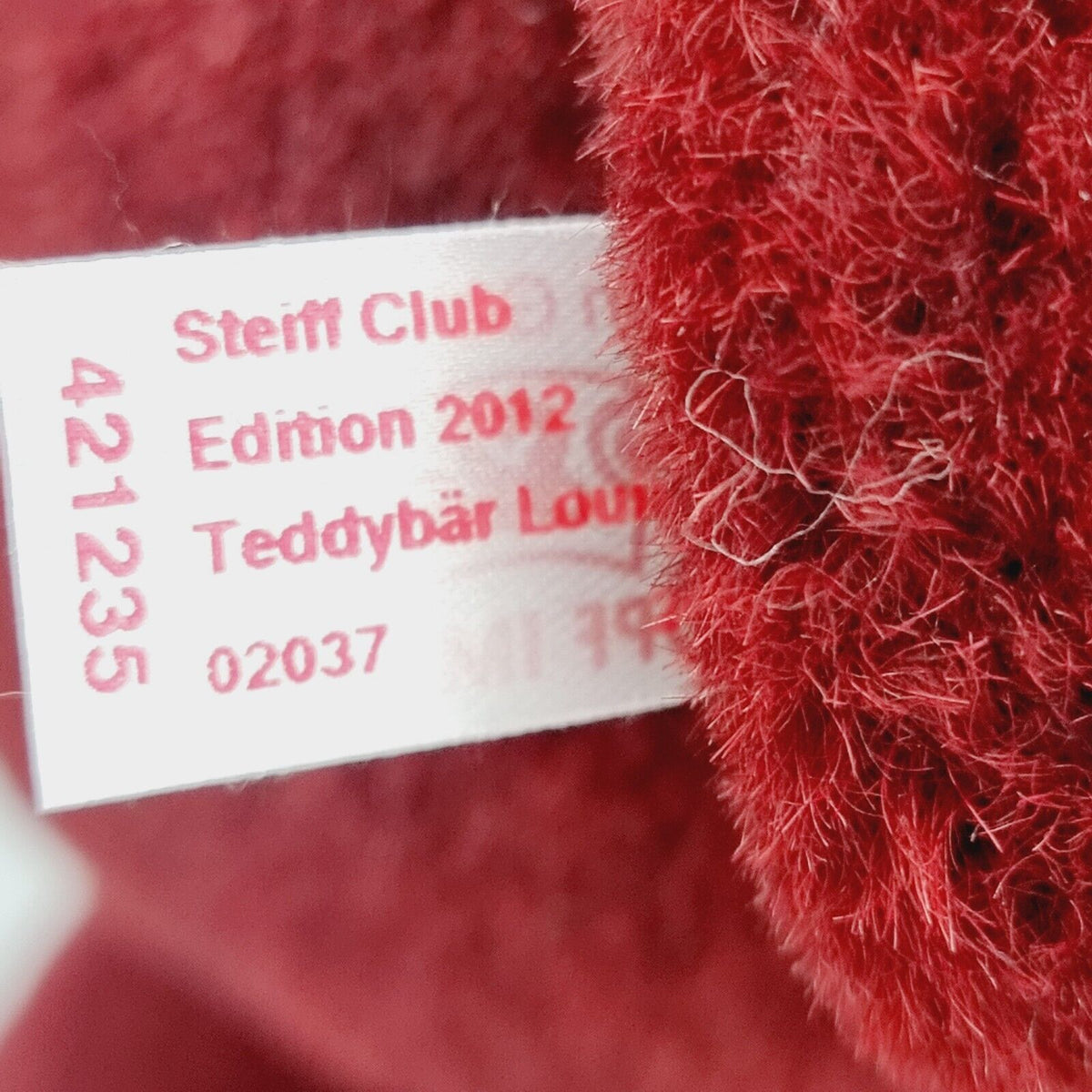 Steiff 421235 Club Teddybär Louise limitiert 2012 aus 2012 37 cm Alpaca