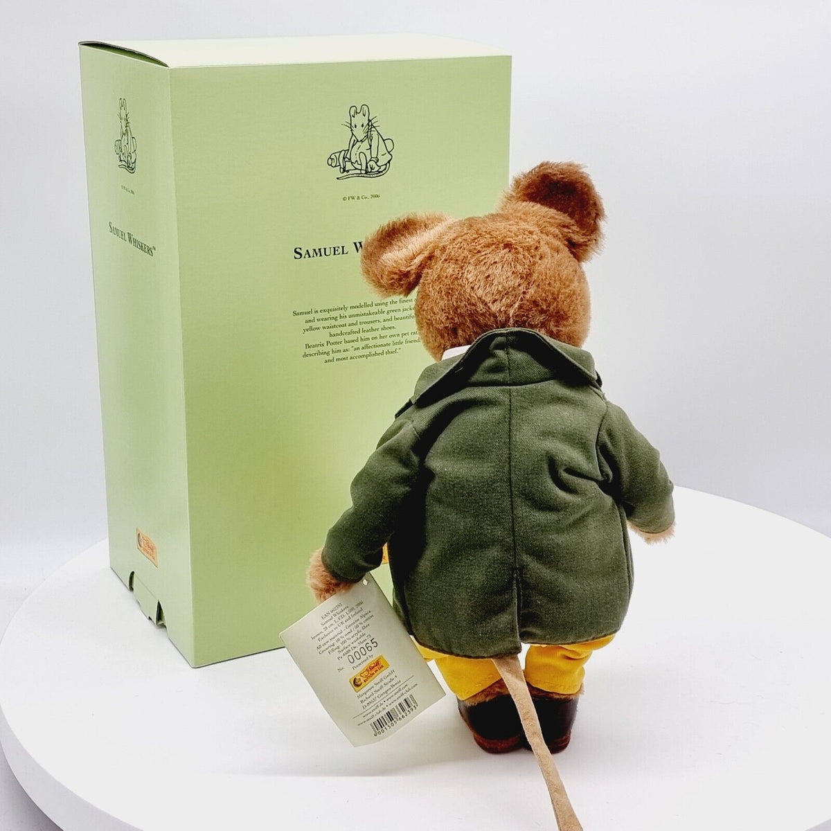 Steiff 662393 Beatrix Potter Samuel Whiskers limitiert 1500 aus 2006 28 cm